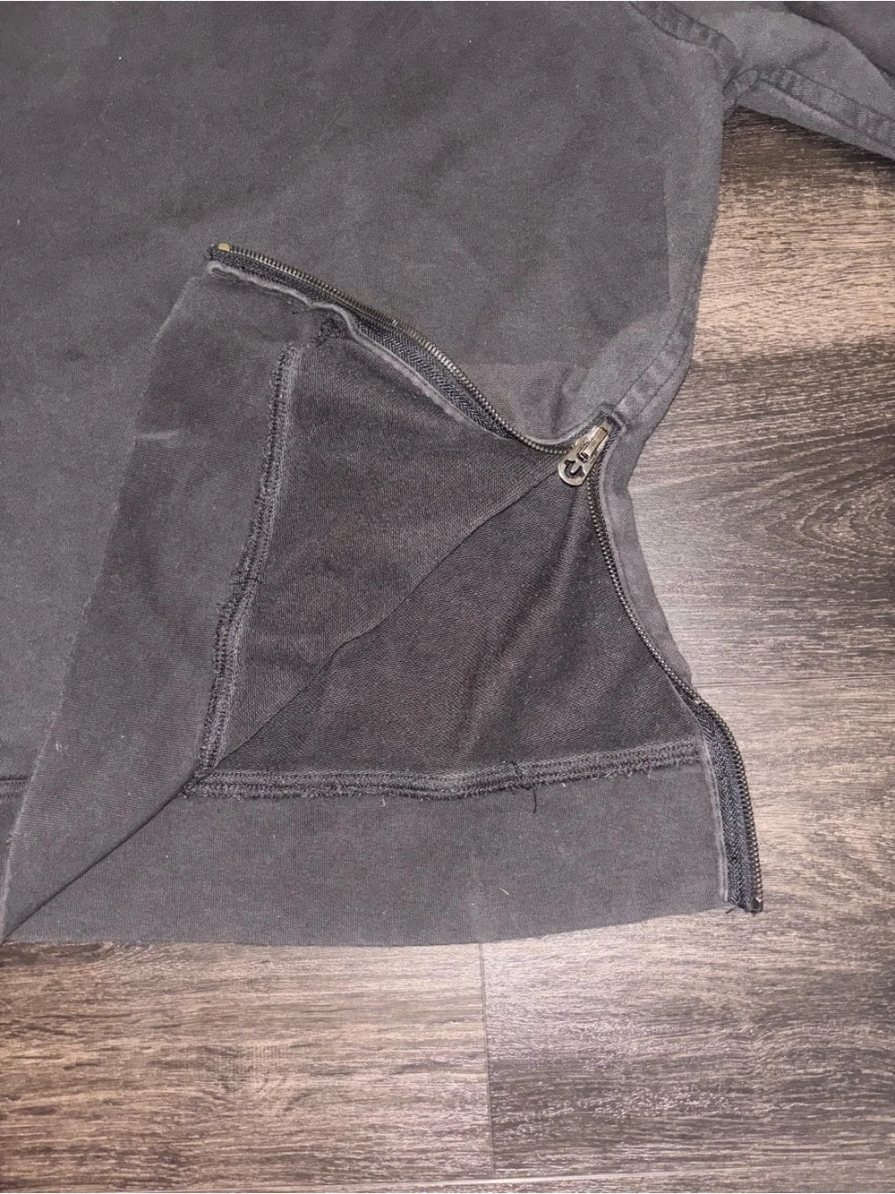 True Religion Black Crewneck Side Zip Combo XXL